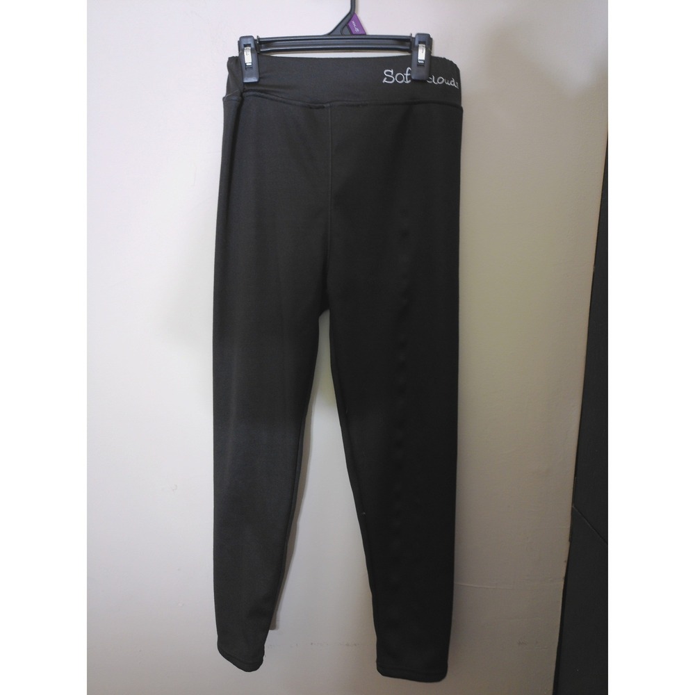 Soft Clouds Leggings Women XL Black Athleisure High Rise Stretch Slim Fit